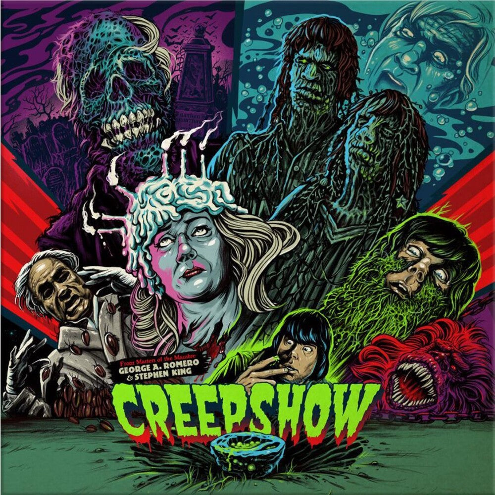 the album cover for John Harrison  (Colv) (Gate) (Grn) (Red) - Creepshow - O.S.T. [Colored Vinyl] (Gate) (Grn) (Red)