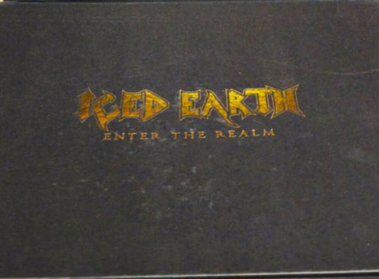 the album cover for Iced Earth - Enter The Realm [Colored Vinyl] [Deluxe] (Emb) (Gate) (Gol)
