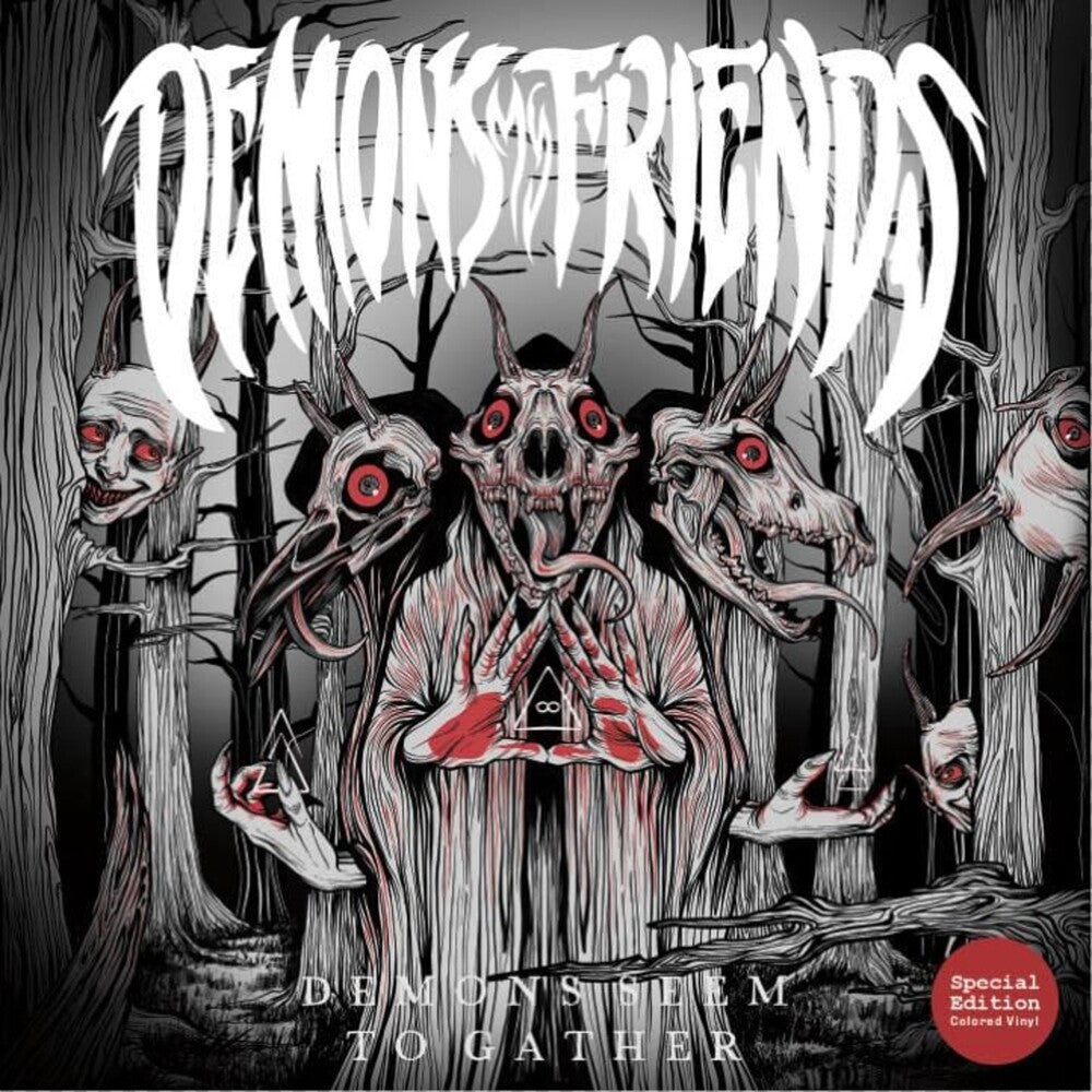 the album cover for Demons My Friends - Demons Seem To Gather [Colored Vinyl] (Red) (Mrb)