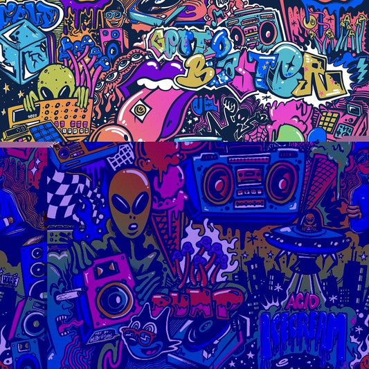 the album cover for Gettoblaster - Acid Ice Cream