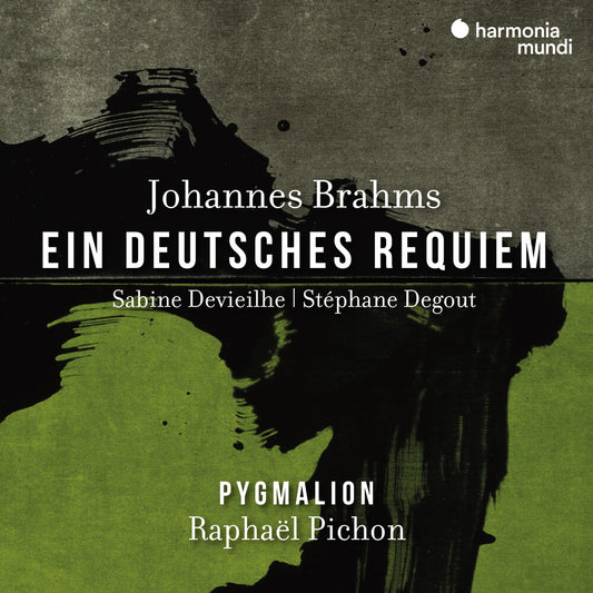 the album cover for Raphael Pichon  / Pygmalion - Brahms: Ein Deutsches Requiem