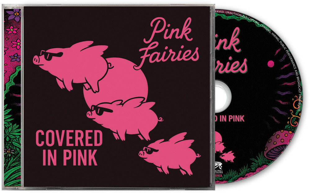 the album cover for Pink Fairies - Covered in Pink
