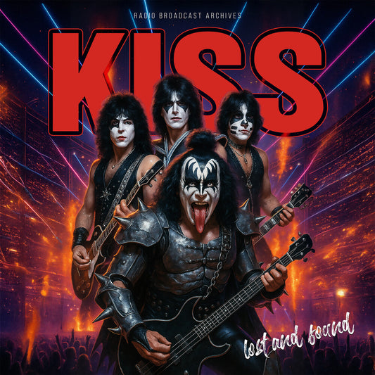 the album cover for KISS - Lost & Found [Orange Colored Vinyl]