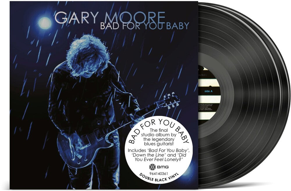 the album cover for Gary Moore - Bad For You Baby