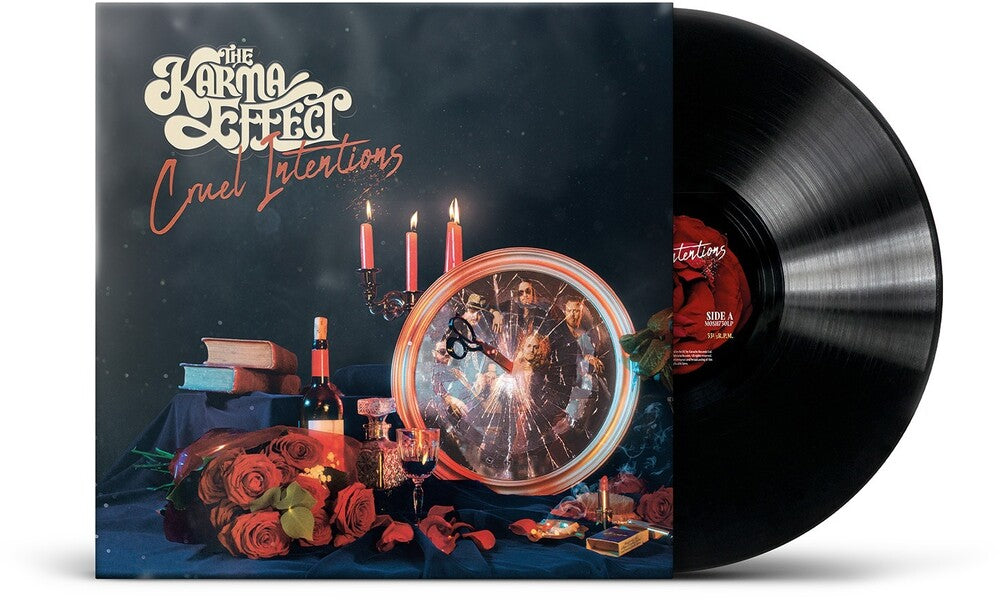the album cover for Karma Effect - Cruel Intentions