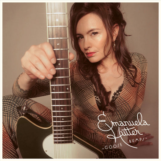 the album cover for Emanuela Hutter - Goose Bumps - Red [Colored Vinyl] (Red)