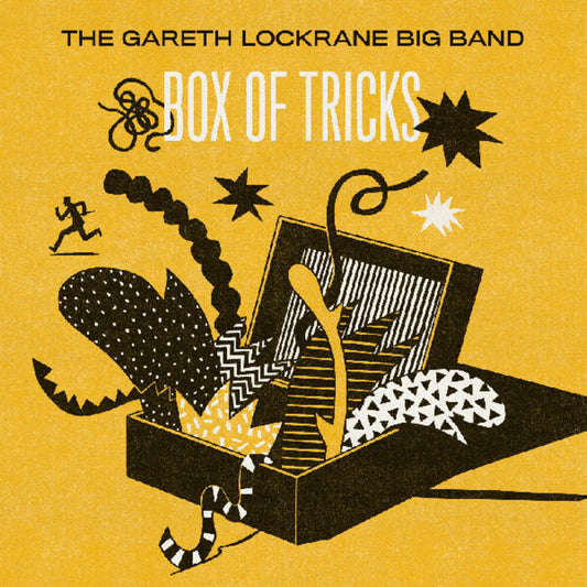 the album cover for Gareth Lockrane  Big Band - Box Of Tricks (Gate) [180 Gram]