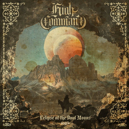 the album cover for High Command - Eclipse Of The Dual Moons (Blue) [Colored Vinyl]