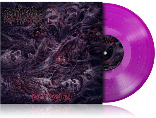 the album cover for Stabbing - Eon Of Obscenity