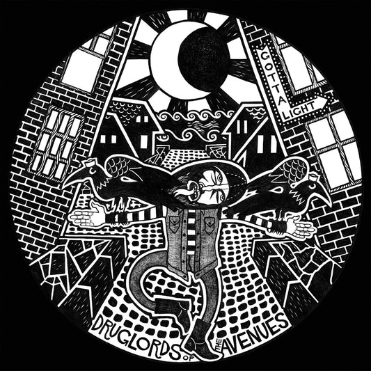the album cover for Druglords Of The Avenues - Gotta Light