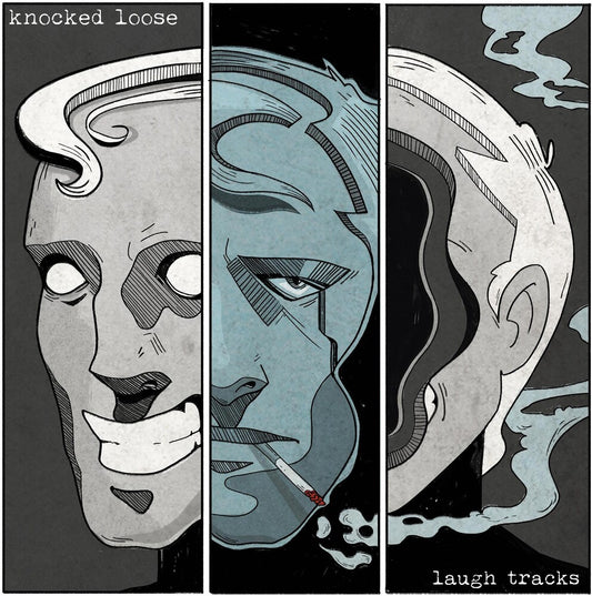 the album cover for Knocked Loose - Laugh Tracks [Colored Vinyl] (Crem) (Spla)