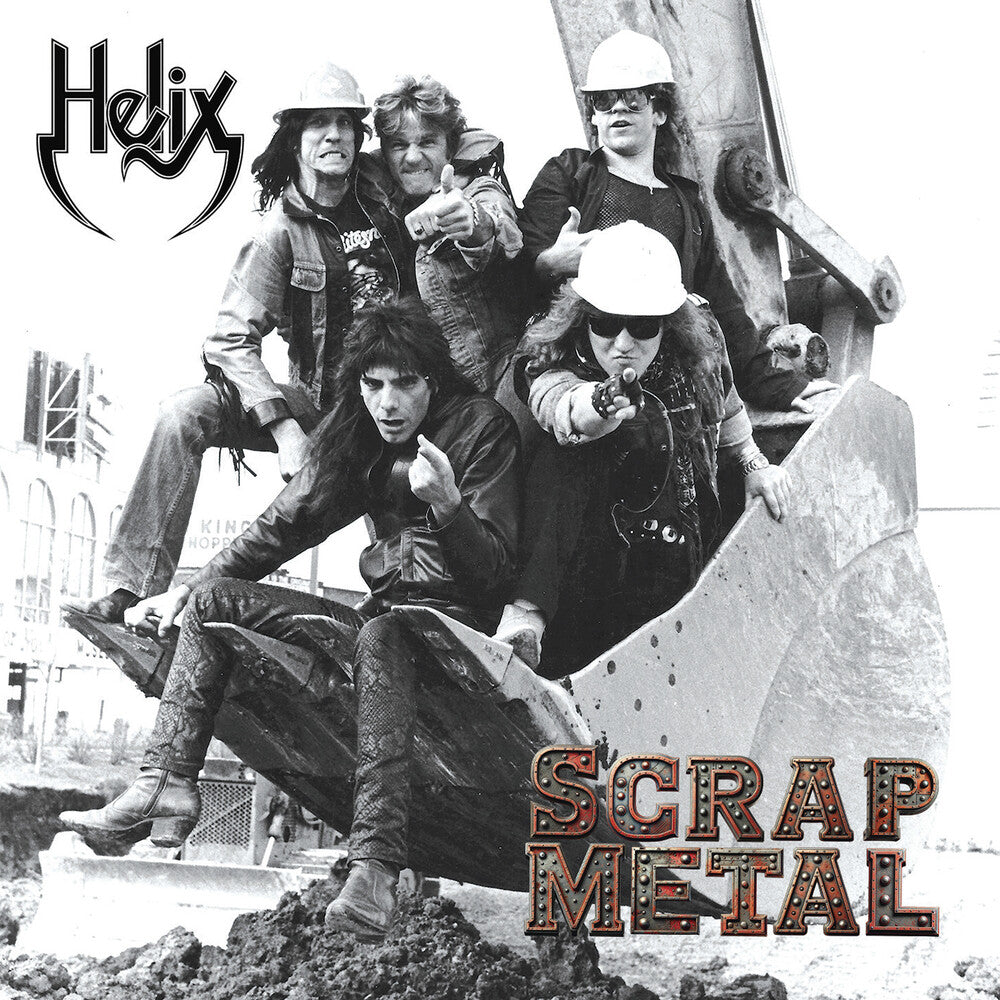 the album cover for Helix - Scrap Metal