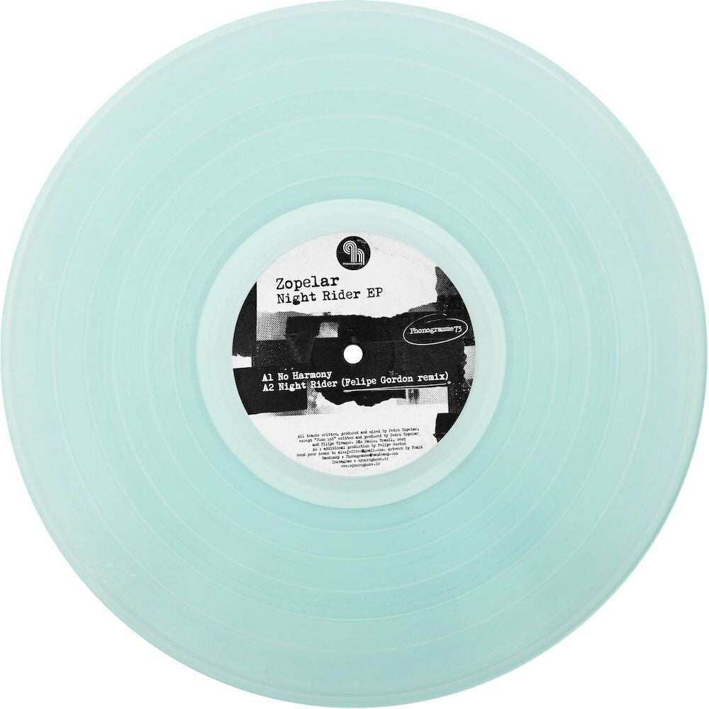 the album cover for Zopelar - Night Rider (With Felipe Gordon Remix) (Blue) (Ep)