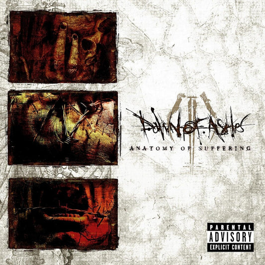 the album cover for Dawn Of Ashes - Anatomy Of Suffering