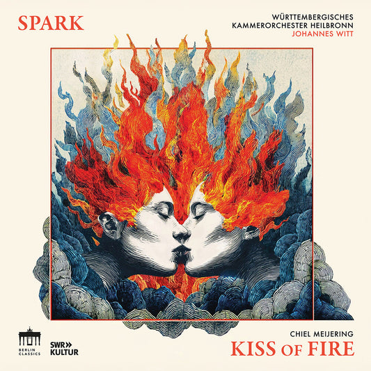 the album cover for Spark - Kiss Of Fire