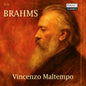 the album cover for Vincenzo Maltempo - Brahms