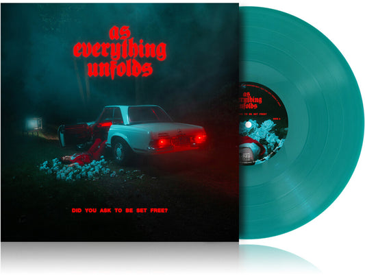 the album cover for As Everything Unfolds - Did You Ask To Be Set Free [Clear Vinyl] (Grn) (Ofgv)