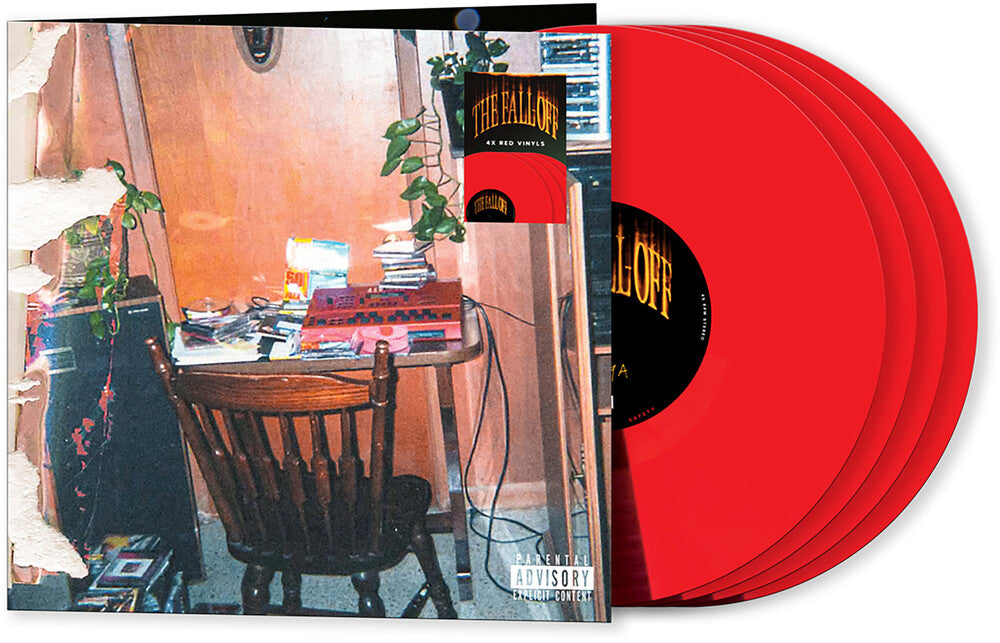 the album cover for J. Cole - The Fall-Off [Red]