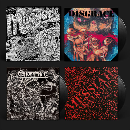 the album cover for Abhorrence - Maggots: Original Artyfacts From The First Finnish