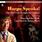 the album cover for Harpo Marx - Harpo Speaks! - The Riverside Symphony Concert featuring Peter and the Wolf