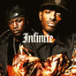 the album cover for Mobb Deep - Infinite [Marvel Legend Has It Series Marble]