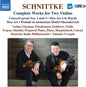 the album cover for Vadim Gluzman - Schnittke: Complete Works For Two Violins