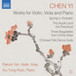 the album cover for Patrick Yim - Chen Yi: Works For Violin Viola & Piano