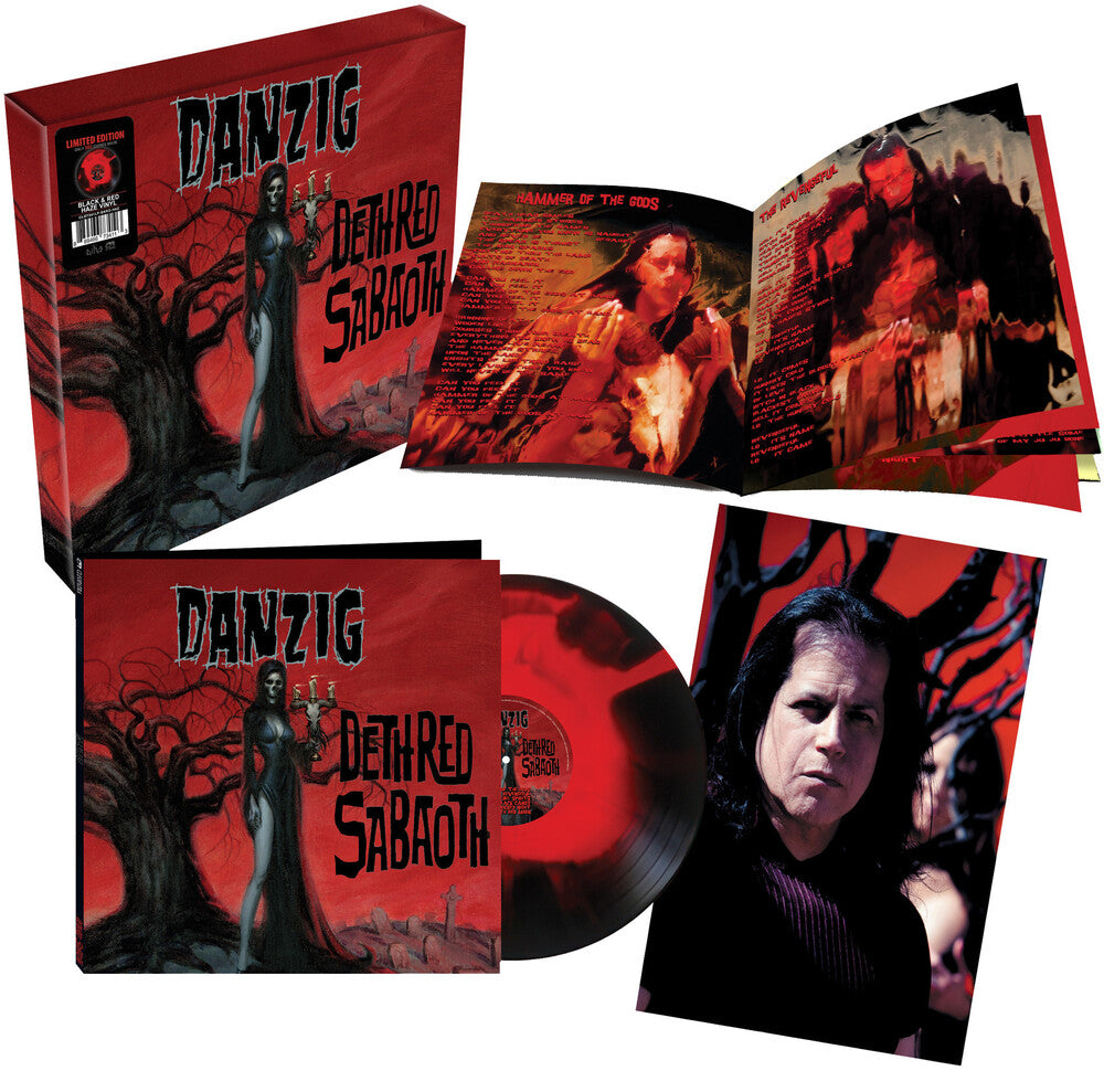 the album cover for Danzig - Deth Red Sabaoth [Black/Red/Yellow Haze/Splatter Vinyl]