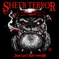 the album cover for Sheer Terror - Just Can't Hate Enough (Dead City Edition)