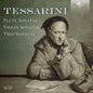 the album cover for Valerio Losito - Tessarini: Flute Sons Vn Sons & Trio Sonatas