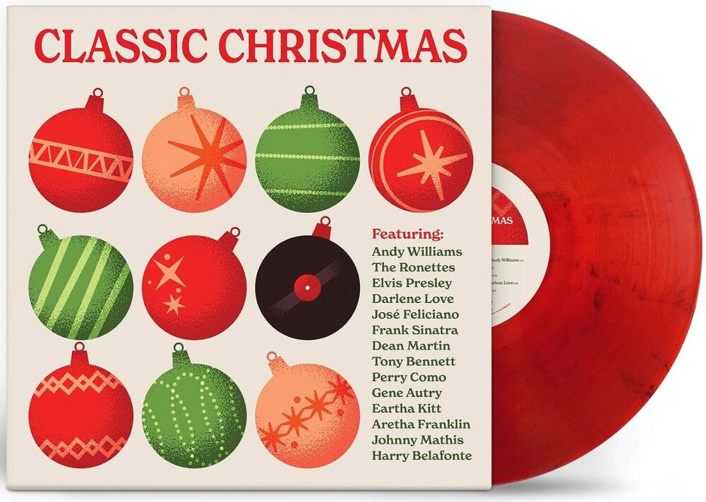 the album cover for Classic Christmas / Various (Colv) (Red) - Classic Christmas [Red]