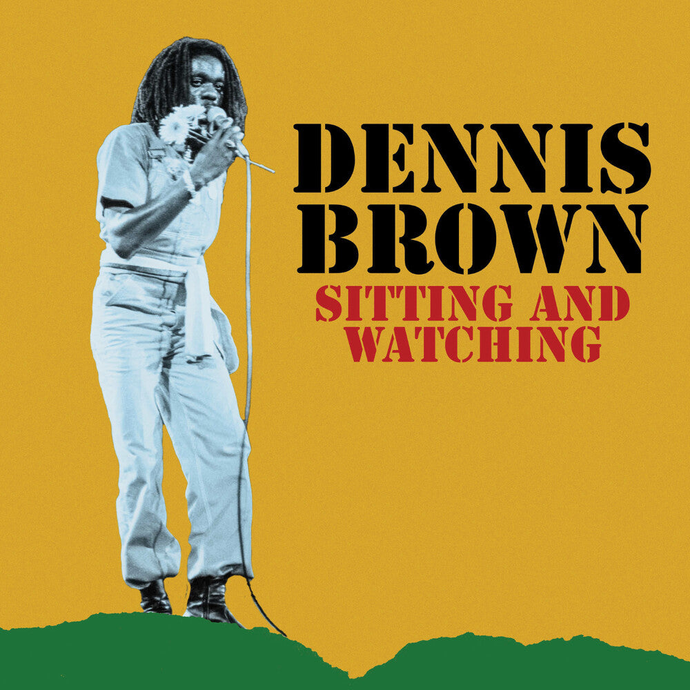 the album cover for Dennis Brown - Sitting And Watching (Mod)