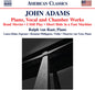 the album cover for Laura Bohn - Adams: Pno Vocal & Chamber Works