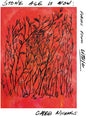 the album cover for Caleb Nichols - Stone Age Is Now: Poems From Lithic