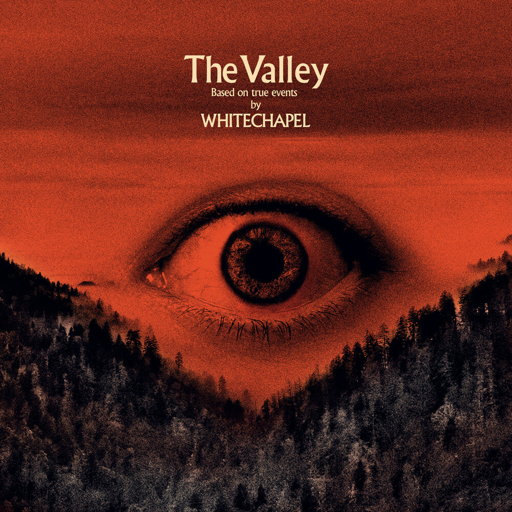 the album cover for Whitechapel - The Valley [Black w/ White Specks]