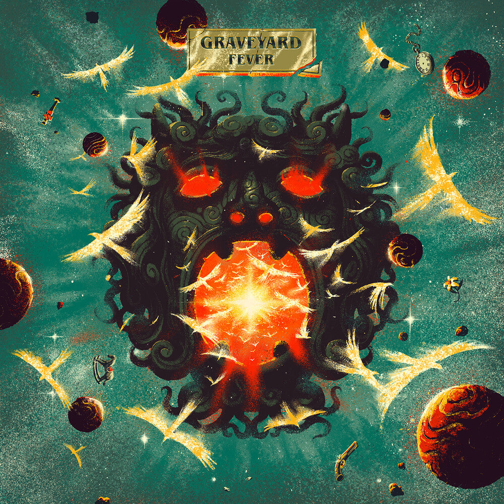 the album cover for Graveyard - Fever [Colored Vinyl] (Red)