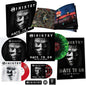 the album cover for Ministry - Hate To Go - Take Out Or Delivery [Deluxe Box - Black/Green Splatter]