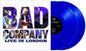 the album cover for Bad Company - Live In London [2 LP Blue]