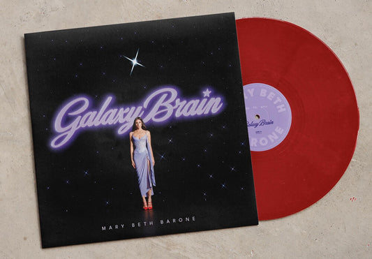 the album cover for Mary Barone  Beth - Galaxy Brain [Opaque Red]