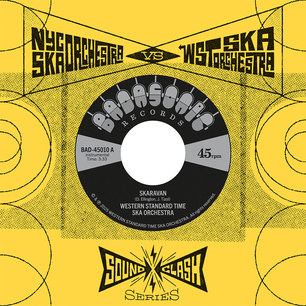 the album cover for Western Standard Time Ska Orchestra Vs New York City Ska Orchestra - SoundClash Vol. 4