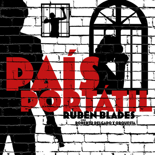 the album cover for Ruben Blades - Pais Portatil [Colored Vinyl] (Gate) [Limited Edition] (Red)