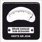 the album cover for Brain Damage Meets Sir Jean - Dub Sessions