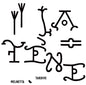 the album cover for La Tene - Melnetta / Tardive (Blk) (Uk)