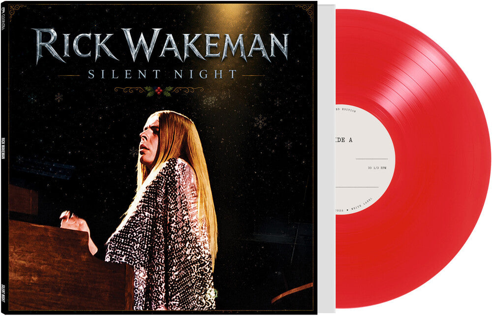 the album cover for Rick Wakeman - Silent Night [Colored Vinyl] [Limited Edition] (Red) (Etch)